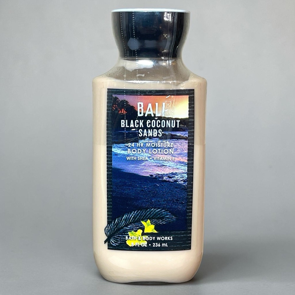 Bath & Body Works BALI BLACK COCONUT SANDS 8 oz Body Lotion Originals RARE
